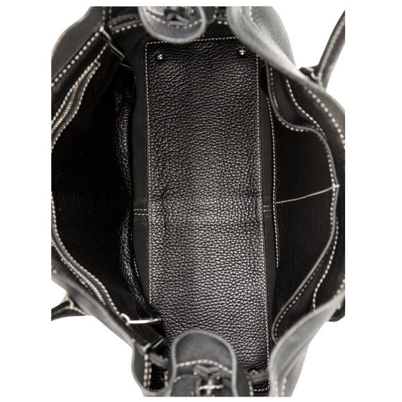 TOD'S BLACK LEATHER ICONIC PRINCESS DIANA SHOULDER BAG LIKE NEW ~EUC - Picture 7 of 17